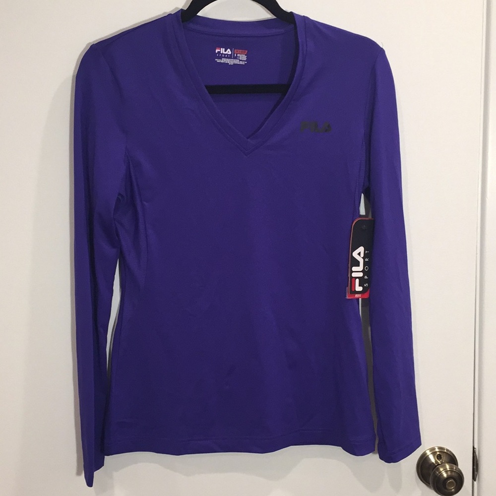 NWT Fila Sport Long Sleeve Workout Top